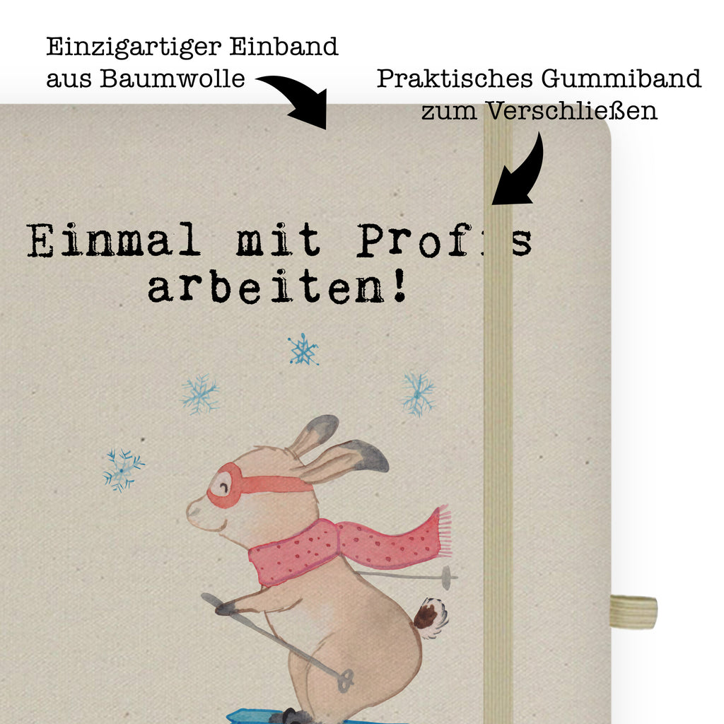 DIN A5 Baumwoll Notizbuch Skilehrer aus Leidenschaft Notizen, Eintragebuch, Tagebuch, Notizblock, Adressbuch, Journal, Kladde, Skizzenbuch, Notizheft, Schreibbuch, Schreibheft, Beruf, Ausbildung, Jubiläum, Abschied, Rente, Kollege, Kollegin, Geschenk, Schenken, Arbeitskollege, Mitarbeiter, Firma, Danke, Dankeschön