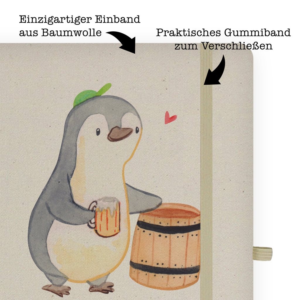 DIN A6 Baumwoll Notizbuch Bierbrauer mit Herz Notizen, Eintragebuch, Tagebuch, Notizblock, Adressbuch, Journal, Kladde, Skizzenbuch, Notizheft, Schreibbuch, Schreibheft, Beruf, Ausbildung, Jubiläum, Abschied, Rente, Kollege, Kollegin, Geschenk, Schenken, Arbeitskollege, Mitarbeiter, Firma, Danke, Dankeschön, Bierbrauer, Biertrinker, Bierkenner, Biergeschenk, Hobbybrauen, Heimbrauen, Selbstbrauen, Bierliebe, Bierfass