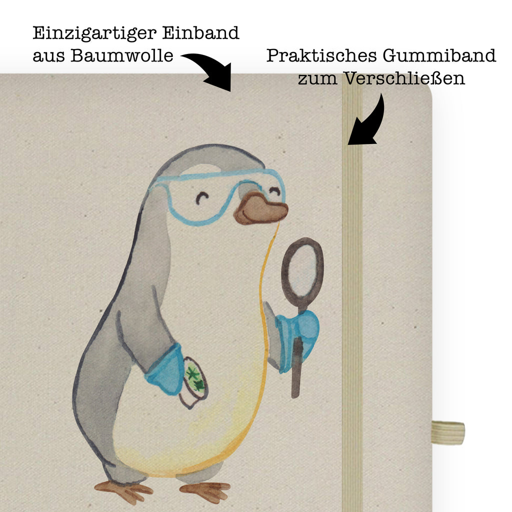 DIN A6 Baumwoll Notizbuch Mikrobiologe mit Herz Notizen, Eintragebuch, Tagebuch, Notizblock, Adressbuch, Journal, Kladde, Skizzenbuch, Notizheft, Schreibbuch, Schreibheft, Beruf, Ausbildung, Jubiläum, Abschied, Rente, Kollege, Kollegin, Geschenk, Schenken, Arbeitskollege, Mitarbeiter, Firma, Danke, Dankeschön, Mikrobiologe, Naturwissenschaftler, Labor, Forschung