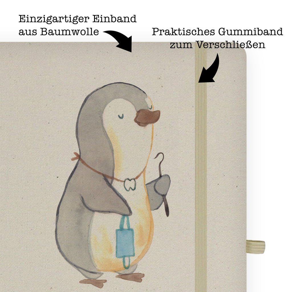 DIN A6 Baumwoll Notizbuch Zahnmedizinischer Fachangestellter mit Herz Notizen, Eintragebuch, Tagebuch, Notizblock, Adressbuch, Journal, Kladde, Skizzenbuch, Notizheft, Schreibbuch, Schreibheft, Beruf, Ausbildung, Jubiläum, Abschied, Rente, Kollege, Kollegin, Geschenk, Schenken, Arbeitskollege, Mitarbeiter, Firma, Danke, Dankeschön