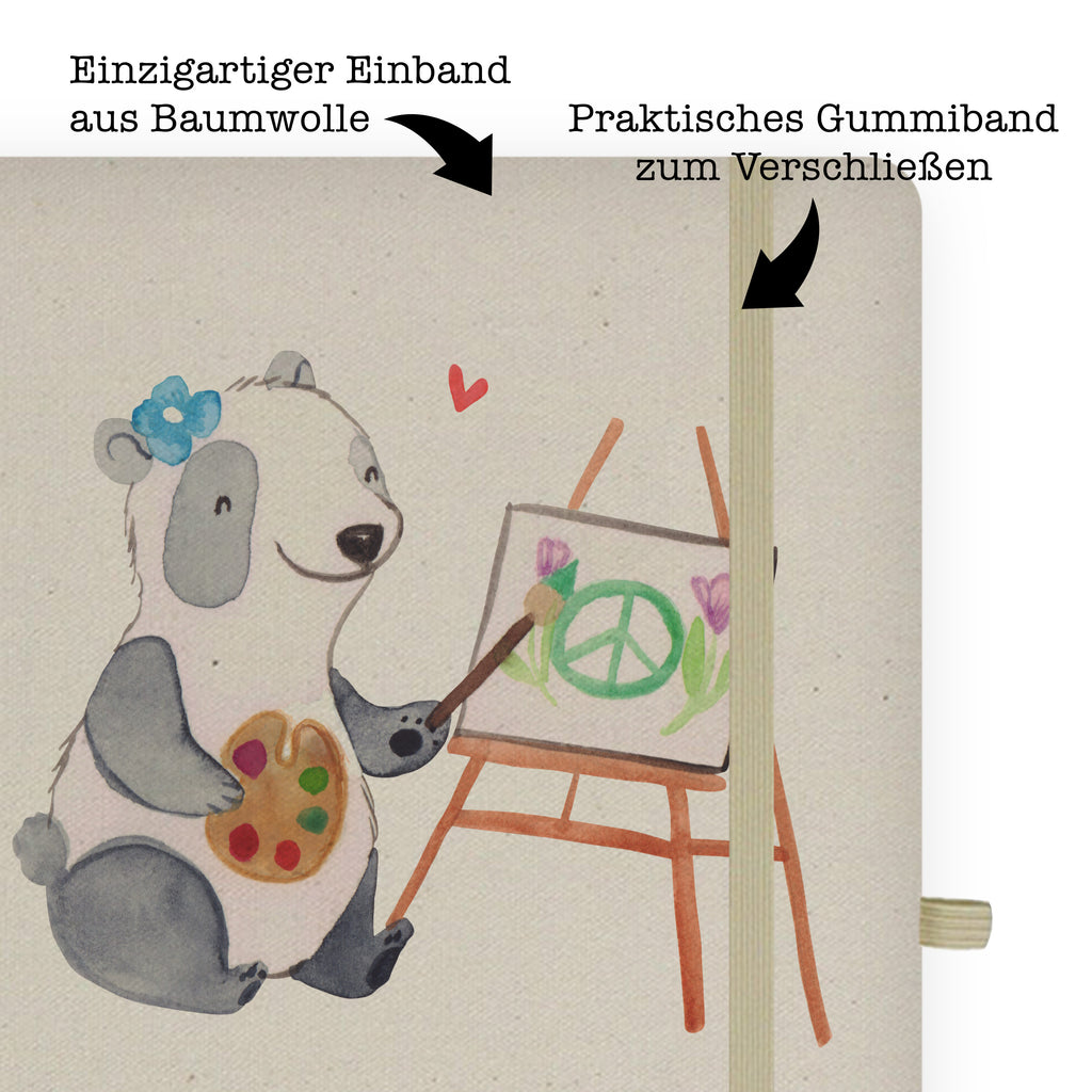DIN A5 Baumwoll Notizbuch Künstlerin mit Herz Notizen, Eintragebuch, Tagebuch, Notizblock, Adressbuch, Journal, Kladde, Skizzenbuch, Notizheft, Schreibbuch, Schreibheft, Beruf, Ausbildung, Jubiläum, Abschied, Rente, Kollege, Kollegin, Geschenk, Schenken, Arbeitskollege, Mitarbeiter, Firma, Danke, Dankeschön, Künstlerin, Malerin, Kunstmalerin, Galerie Eröffnung, Kunstschule