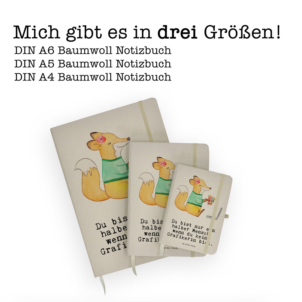 DIN A5 Baumwoll Notizbuch Grafikerin mit Herz Notizen, Eintragebuch, Tagebuch, Notizblock, Adressbuch, Journal, Kladde, Skizzenbuch, Notizheft, Schreibbuch, Schreibheft, Beruf, Ausbildung, Jubiläum, Abschied, Rente, Kollege, Kollegin, Geschenk, Schenken, Arbeitskollege, Mitarbeiter, Firma, Danke, Dankeschön, Grafikerin, Designer, Mediengestalter, Grafikdesignerin