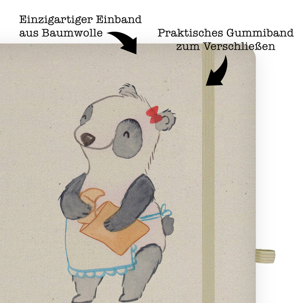 DIN A5 Baumwoll Notizbuch Bäckereifachverkäuferin mit Herz Notizen, Eintragebuch, Tagebuch, Notizblock, Adressbuch, Journal, Kladde, Skizzenbuch, Notizheft, Schreibbuch, Schreibheft, Beruf, Ausbildung, Jubiläum, Abschied, Rente, Kollege, Kollegin, Geschenk, Schenken, Arbeitskollege, Mitarbeiter, Firma, Danke, Dankeschön, Bäckereifachverkäuferin, Backwarenverkäuferin, Bäckerei, Backstube, Bäckerladen, Brotmanufaktur