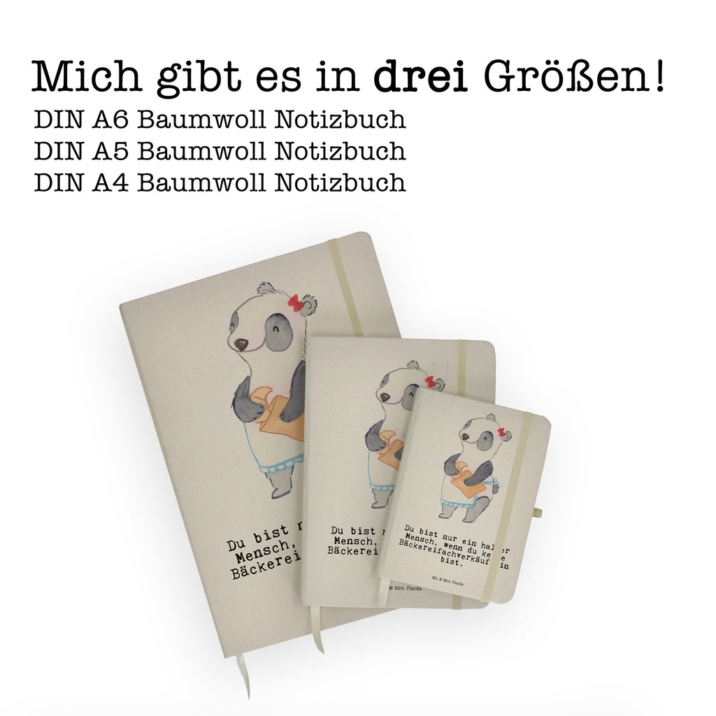 DIN A5 Baumwoll Notizbuch Bäckereifachverkäuferin mit Herz Notizen, Eintragebuch, Tagebuch, Notizblock, Adressbuch, Journal, Kladde, Skizzenbuch, Notizheft, Schreibbuch, Schreibheft, Beruf, Ausbildung, Jubiläum, Abschied, Rente, Kollege, Kollegin, Geschenk, Schenken, Arbeitskollege, Mitarbeiter, Firma, Danke, Dankeschön, Bäckereifachverkäuferin, Backwarenverkäuferin, Bäckerei, Backstube, Bäckerladen, Brotmanufaktur
