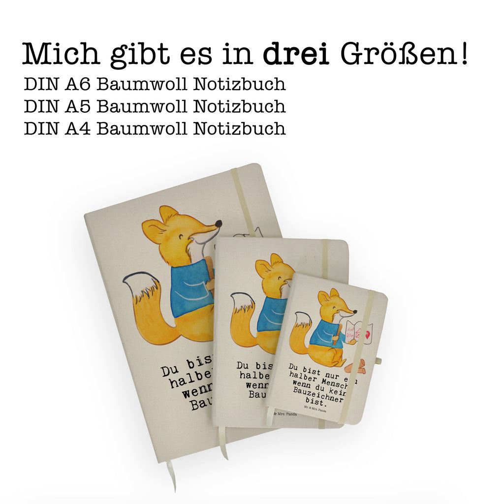 DIN A5 Baumwoll Notizbuch Bauzeichner mit Herz Notizen, Eintragebuch, Tagebuch, Notizblock, Adressbuch, Journal, Kladde, Skizzenbuch, Notizheft, Schreibbuch, Schreibheft, Beruf, Ausbildung, Jubiläum, Abschied, Rente, Kollege, Kollegin, Geschenk, Schenken, Arbeitskollege, Mitarbeiter, Firma, Danke, Dankeschön