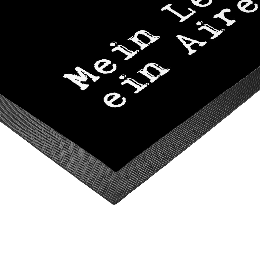 Fußmatte Airedale Terrier Lebensretter Türvorleger, Schmutzmatte, Fußabtreter, Matte, Schmutzfänger, Fußabstreifer, Schmutzfangmatte, Türmatte, Motivfußmatte, Haustürmatte, Vorleger, Hund, Hunderasse, Rassehund, Hundebesitzer, Geschenk, Tierfreund, Schenken, Welpe