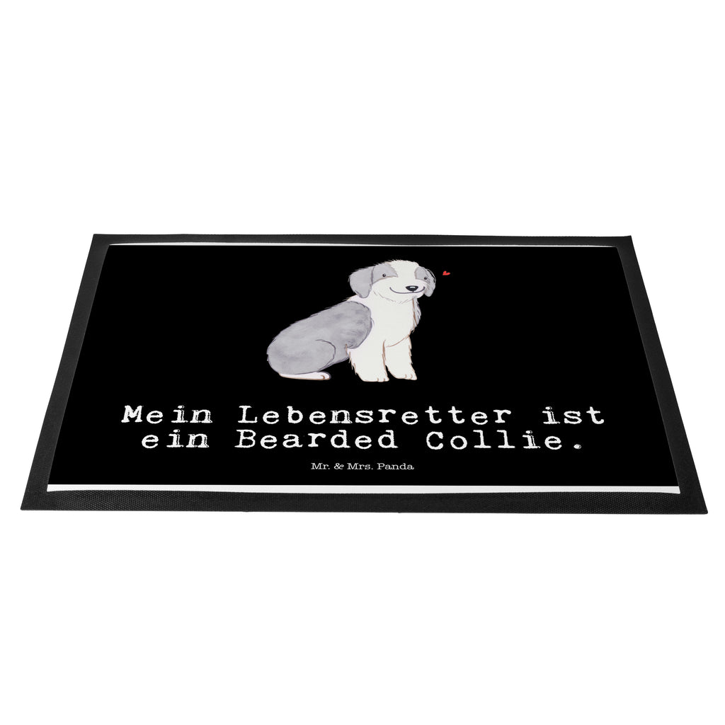 Fußmatte Bearded Collie Lebensretter Bearded Collie, britischer Hütehund Türvorleger, Schmutzmatte, Fußabtreter, Matte, Schmutzfänger, Fußabstreifer, Schmutzfangmatte, Türmatte, Motivfußmatte,  Haustürmatte, Vorleger  Hund, Hunderasse, Rassehund, Hundebesitzer, Geschenk, Tierfreund, Schenken, Welpe