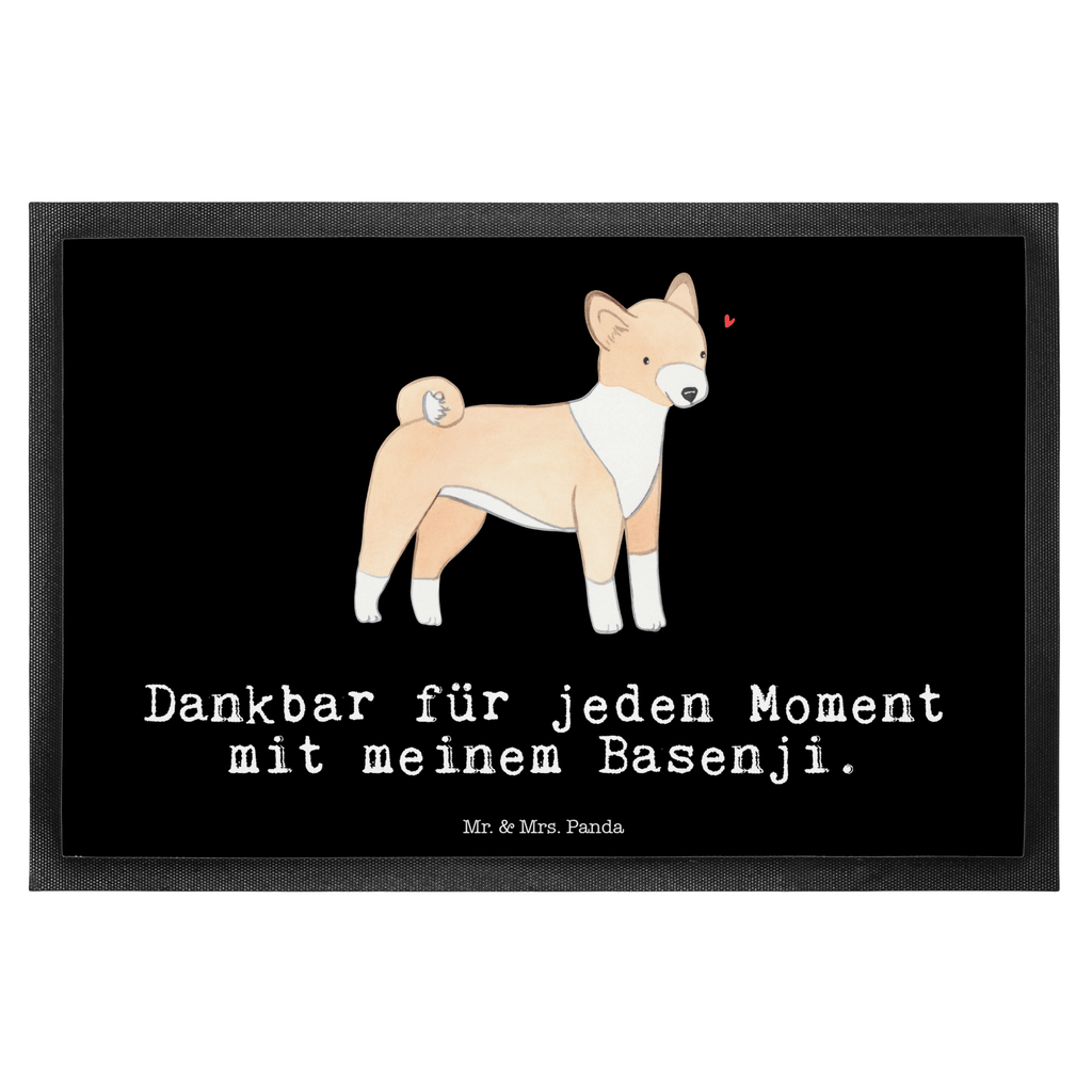Fußmatte Basenji Moment Kongo-Terrier, Basenji Türvorleger, Schmutzmatte, Fußabtreter, Matte, Schmutzfänger, Fußabstreifer, Schmutzfangmatte, Türmatte, Motivfußmatte,  Haustürmatte, Vorleger  Hund, Hunderasse, Rassehund, Hundebesitzer, Geschenk, Tierfreund, Schenken, Welpe