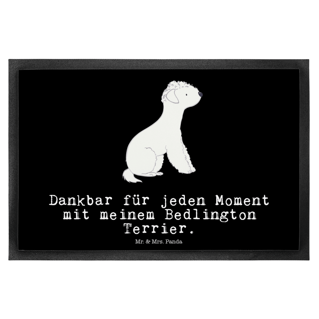 Fußmatte Bedlington Terrier Moment Türvorleger, Schmutzmatte, Fußabtreter, Matte, Schmutzfänger, Fußabstreifer, Schmutzfangmatte, Türmatte, Motivfußmatte, Haustürmatte, Vorleger, Hund, Hunderasse, Rassehund, Hundebesitzer, Geschenk, Tierfreund, Schenken, Welpe, Bedlington Terrier, Terrier