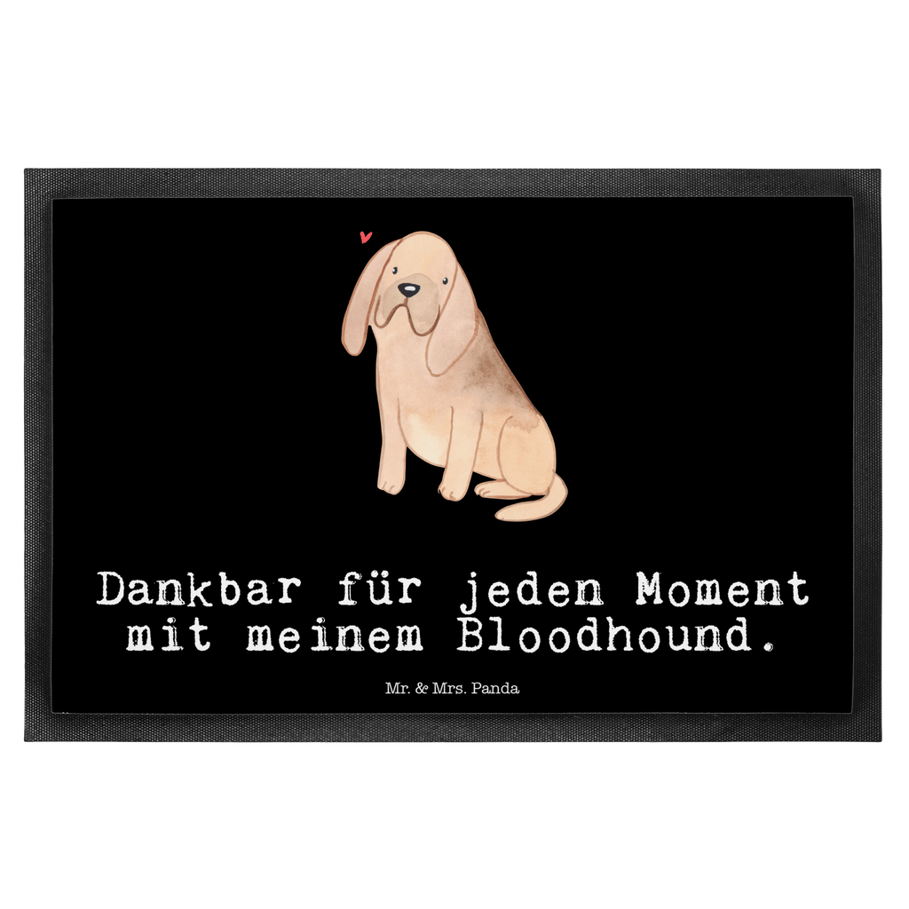 Fußmatte Bloodhound Moment Bluthund, Bloodhound, St. Hubertushund, Chien de Saint Hubert Türvorleger, Schmutzmatte, Fußabtreter, Matte, Schmutzfänger, Fußabstreifer, Schmutzfangmatte, Türmatte, Motivfußmatte,  Haustürmatte, Vorleger  Hund, Hunderasse, Rassehund, Hundebesitzer, Geschenk, Tierfreund, Schenken, Welpe