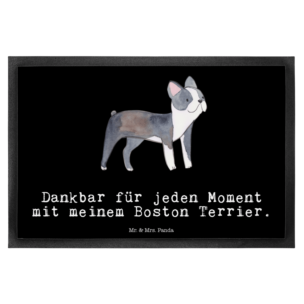 Fußmatte Boston Terrier Moment Boston Terrier Türvorleger, Schmutzmatte, Fußabtreter, Matte, Schmutzfänger, Fußabstreifer, Schmutzfangmatte, Türmatte, Motivfußmatte,  Haustürmatte, Vorleger  Hund, Hunderasse, Rassehund, Hundebesitzer, Geschenk, Tierfreund, Schenken, Welpe