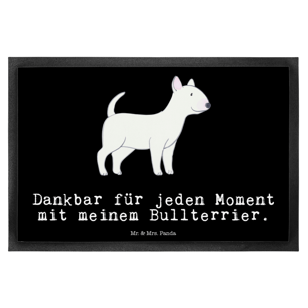 Fußmatte Bullterrier Moment Bullterrier Türvorleger, Schmutzmatte, Fußabtreter, Matte, Schmutzfänger, Fußabstreifer, Schmutzfangmatte, Türmatte, Motivfußmatte,  Haustürmatte, Vorleger  Hund, Hunderasse, Rassehund, Hundebesitzer, Geschenk, Tierfreund, Schenken, Welpe