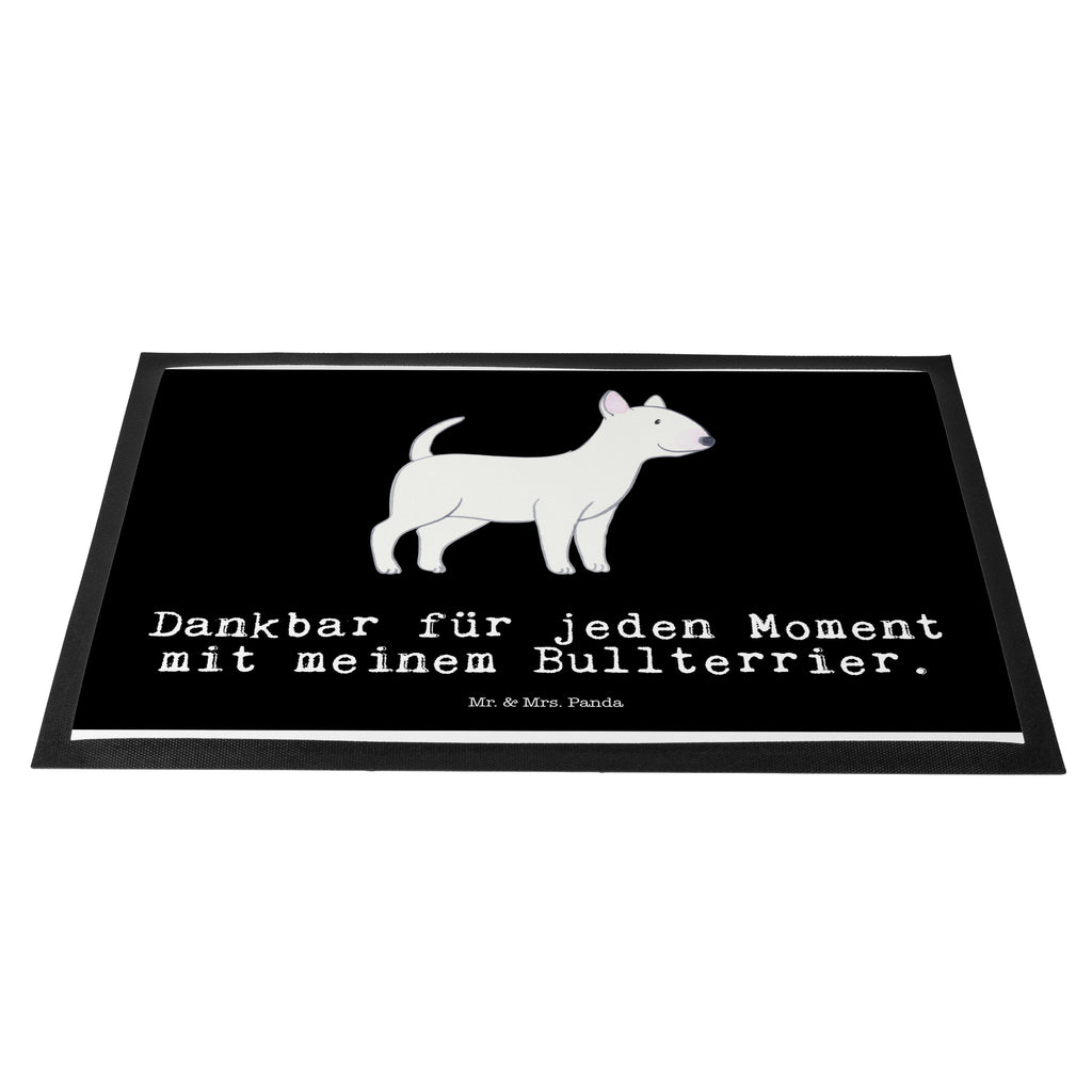 Fußmatte Bullterrier Moment Bullterrier Türvorleger, Schmutzmatte, Fußabtreter, Matte, Schmutzfänger, Fußabstreifer, Schmutzfangmatte, Türmatte, Motivfußmatte,  Haustürmatte, Vorleger  Hund, Hunderasse, Rassehund, Hundebesitzer, Geschenk, Tierfreund, Schenken, Welpe