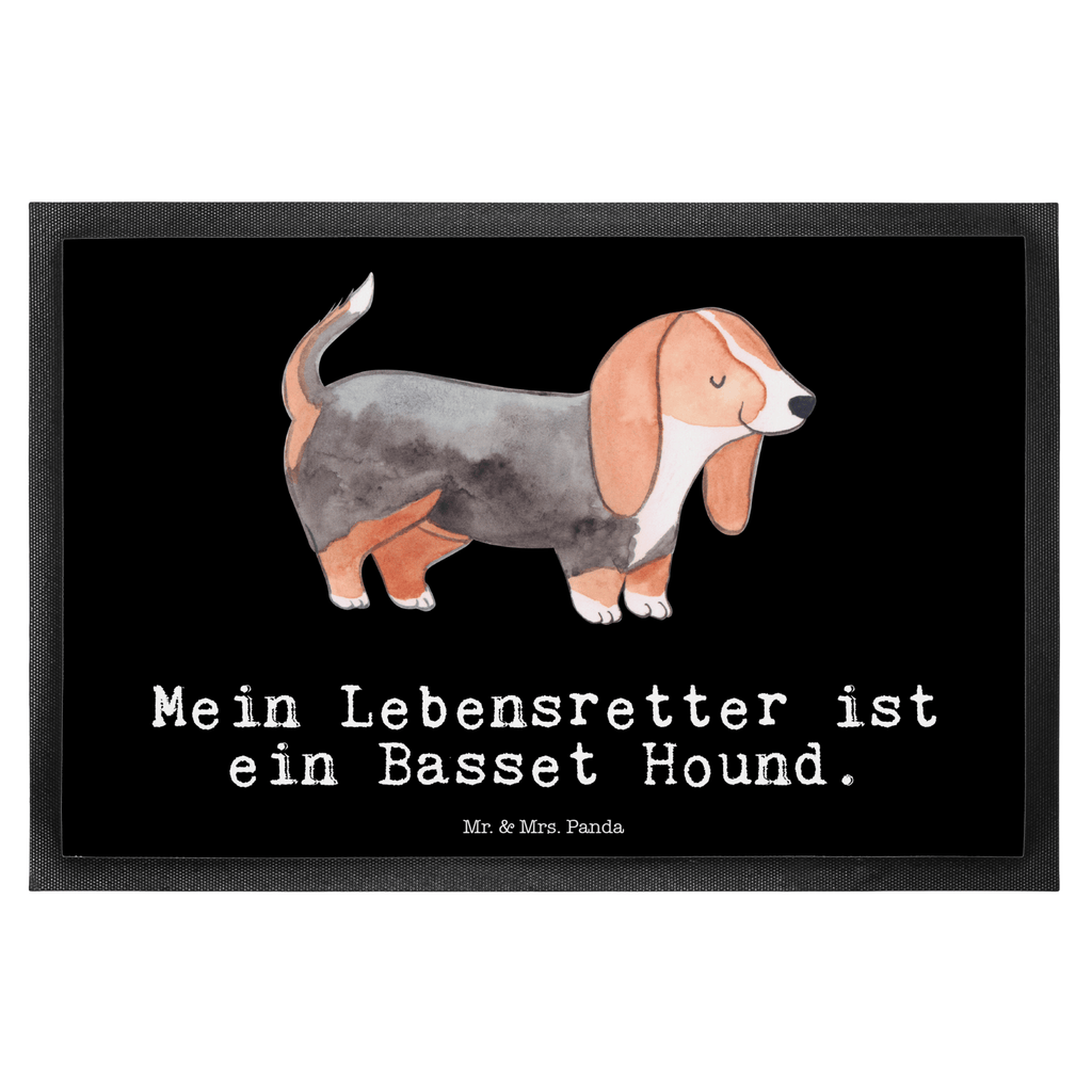 Fußmatte Basset Hound Lebensretter Basset Hound, Basset Türvorleger, Schmutzmatte, Fußabtreter, Matte, Schmutzfänger, Fußabstreifer, Schmutzfangmatte, Türmatte, Motivfußmatte,  Haustürmatte, Vorleger  Hund, Hunderasse, Rassehund, Hundebesitzer, Geschenk, Tierfreund, Schenken, Welpe