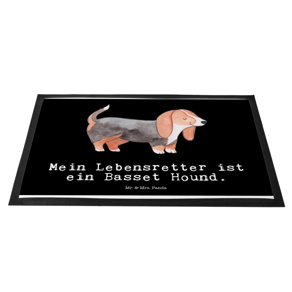 Fußmatte Basset Hound Lebensretter Basset Hound, Basset Türvorleger, Schmutzmatte, Fußabtreter, Matte, Schmutzfänger, Fußabstreifer, Schmutzfangmatte, Türmatte, Motivfußmatte,  Haustürmatte, Vorleger  Hund, Hunderasse, Rassehund, Hundebesitzer, Geschenk, Tierfreund, Schenken, Welpe