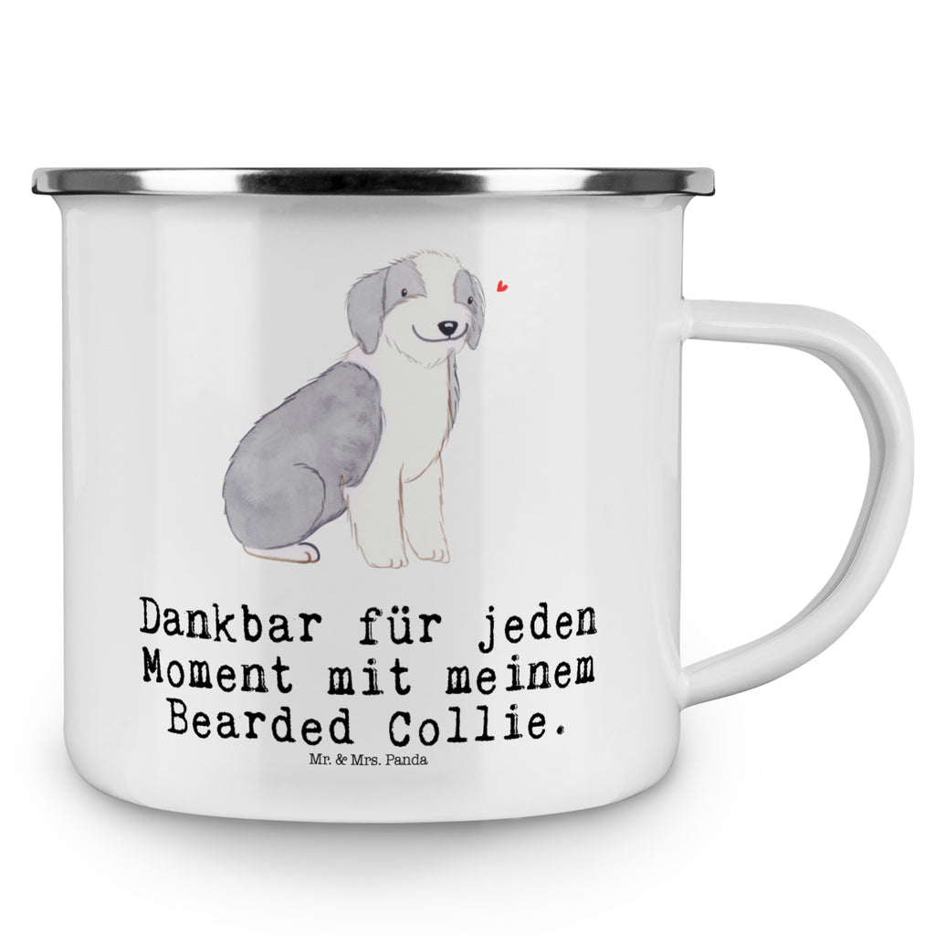 Camping Emaille Tasse Bearded Collie Moment Campingtasse, Trinkbecher, Metalltasse, Outdoor Tasse, Emaille Trinkbecher, Blechtasse Outdoor, Emaille Campingbecher, Edelstahl Trinkbecher, Metalltasse für Camping, Kaffee Blechtasse, Camping Tasse Metall, Hund, Hunderasse, Rassehund, Hundebesitzer, Geschenk, Tierfreund, Schenken, Welpe, Bearded Collie, britischer Hütehund