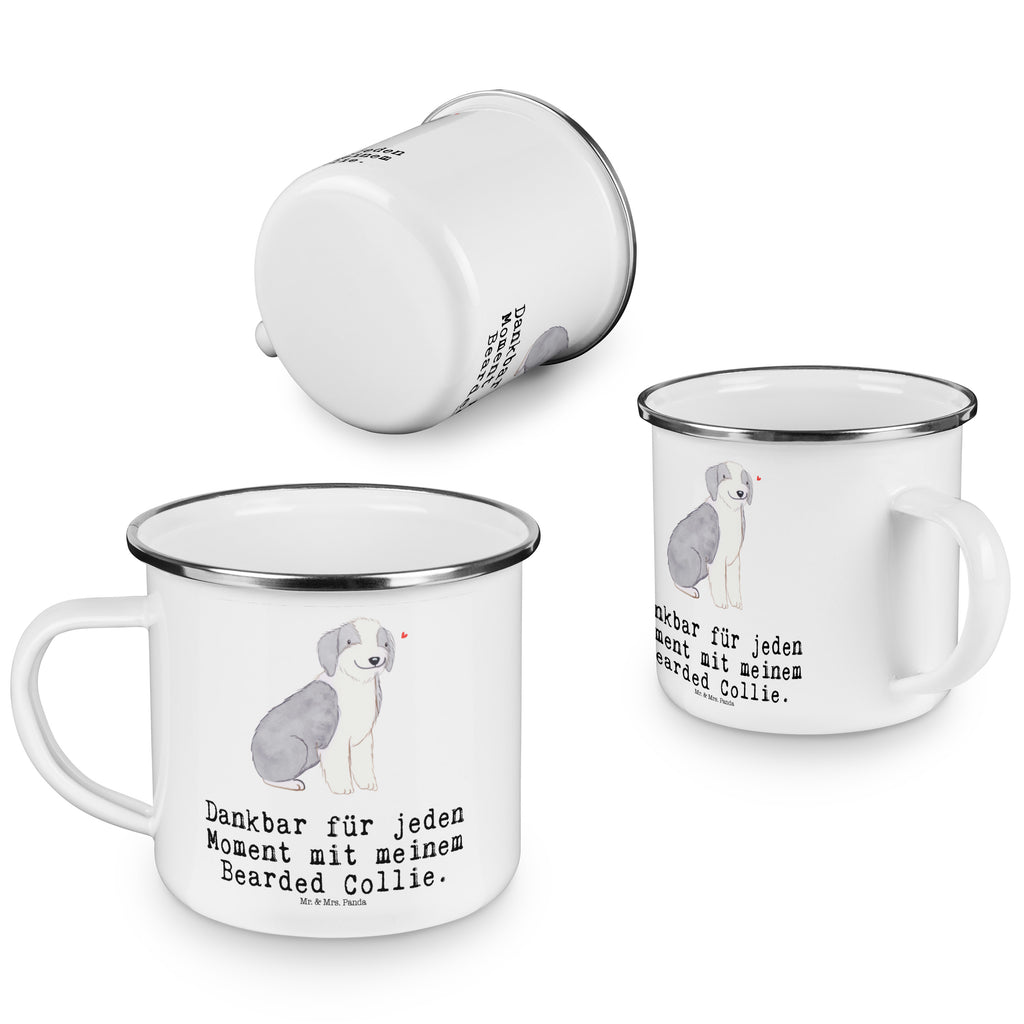 Camping Emaille Tasse Bearded Collie Moment Campingtasse, Trinkbecher, Metalltasse, Outdoor Tasse, Emaille Trinkbecher, Blechtasse Outdoor, Emaille Campingbecher, Edelstahl Trinkbecher, Metalltasse für Camping, Kaffee Blechtasse, Camping Tasse Metall, Hund, Hunderasse, Rassehund, Hundebesitzer, Geschenk, Tierfreund, Schenken, Welpe, Bearded Collie, britischer Hütehund