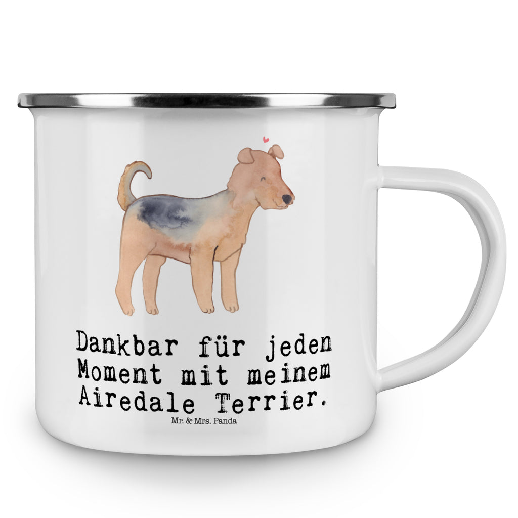 Camping Emaille Tasse Airedale Terrier Moment Campingtasse, Trinkbecher, Metalltasse, Outdoor Tasse, Emaille Trinkbecher, Blechtasse Outdoor, Emaille Campingbecher, Edelstahl Trinkbecher, Metalltasse für Camping, Kaffee Blechtasse, Camping Tasse Metall, Hund, Hunderasse, Rassehund, Hundebesitzer, Geschenk, Tierfreund, Schenken, Welpe, Airedale Terrier