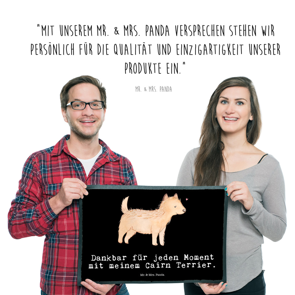 Fußmatte Cairn Terrier Moment Cairn Terrier Türvorleger, Schmutzmatte, Fußabtreter, Matte, Schmutzfänger, Fußabstreifer, Schmutzfangmatte, Türmatte, Motivfußmatte,  Haustürmatte, Vorleger  Hund, Hunderasse, Rassehund, Hundebesitzer, Geschenk, Tierfreund, Schenken, Welpe