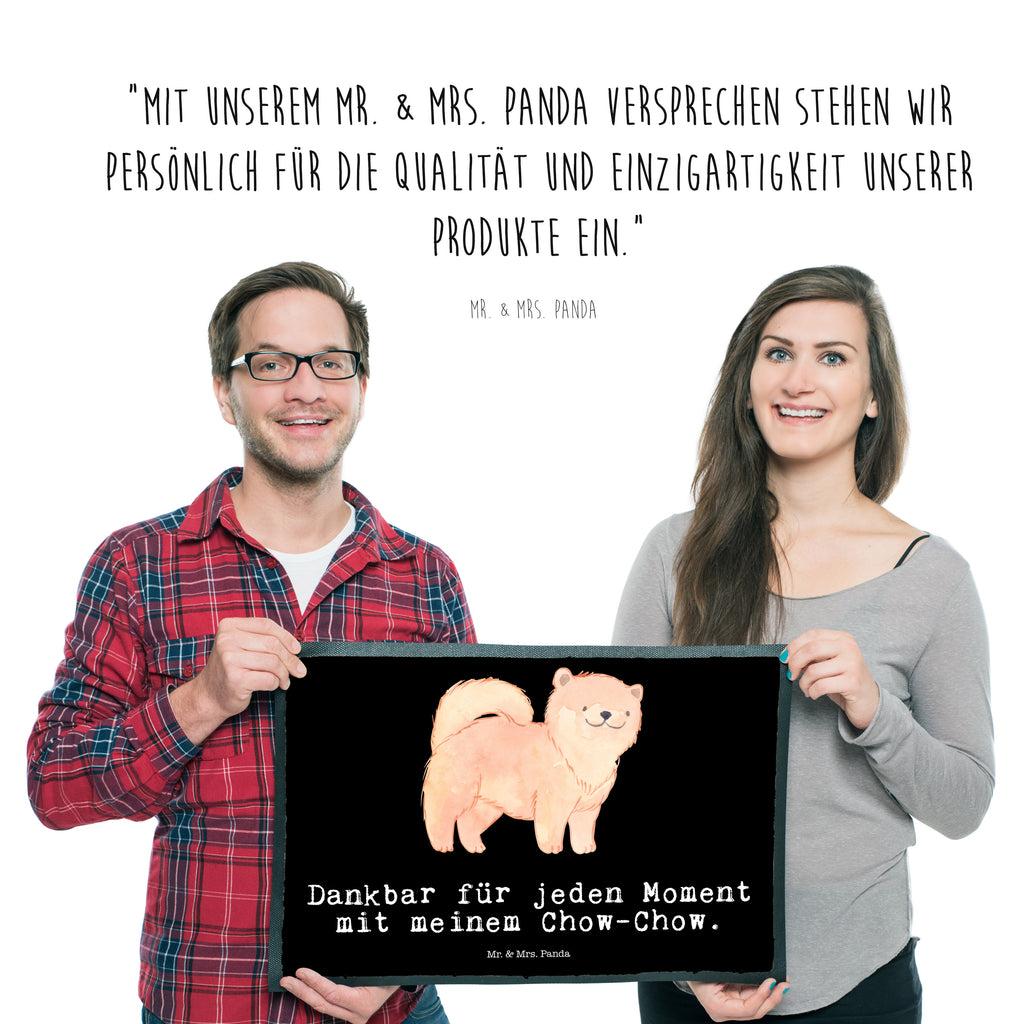 Fußmatte Chow-Chow Moment Türvorleger, Schmutzmatte, Fußabtreter, Matte, Schmutzfänger, Fußabstreifer, Schmutzfangmatte, Türmatte, Motivfußmatte, Haustürmatte, Vorleger, Hund, Hunderasse, Rassehund, Hundebesitzer, Geschenk, Tierfreund, Schenken, Welpe, Chow-Chow, Asiatischer Spitz