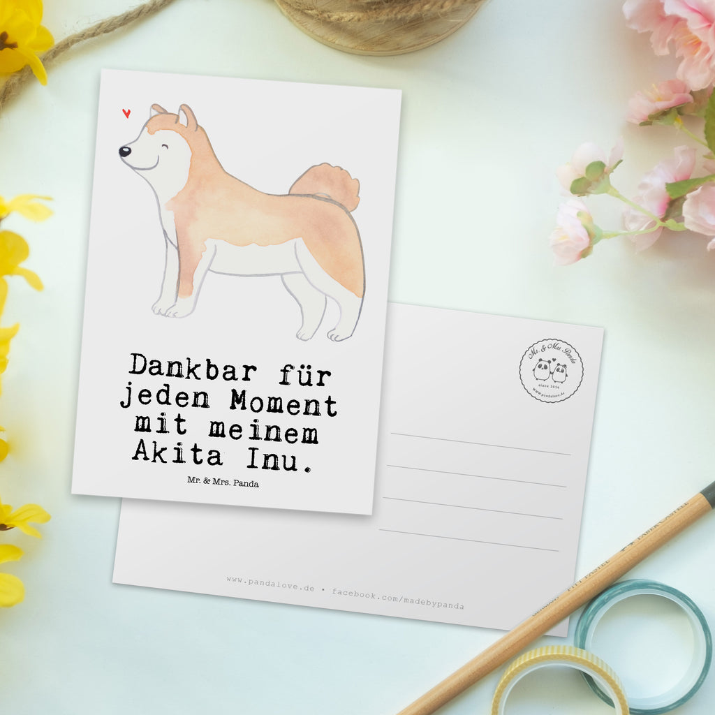 Postkarte Akita Inu Moment Geschenkkarte, Grußkarte, Karte, Einladung, Ansichtskarte, Geburtstagskarte, Einladungskarte, Dankeskarte, Hund, Hunderasse, Rassehund, Hundebesitzer, Geschenk, Tierfreund, Schenken, Welpe, Akita Ken, Japanischer Akita, Akita-Inu, Akita Inu