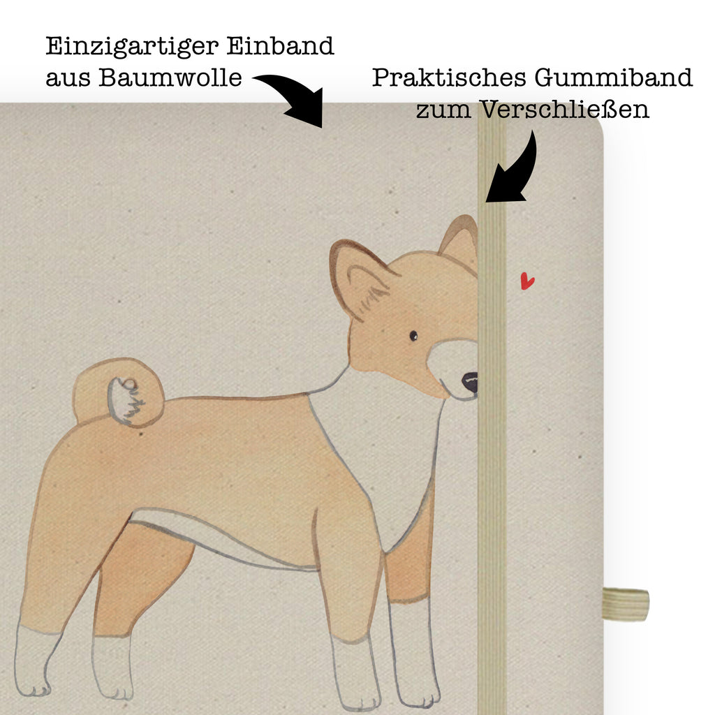 DIN A5 Baumwoll Notizbuch Basenji Moment Notizen, Eintragebuch, Tagebuch, Notizblock, Adressbuch, Journal, Kladde, Skizzenbuch, Notizheft, Schreibbuch, Schreibheft, Hund, Hunderasse, Rassehund, Hundebesitzer, Geschenk, Tierfreund, Schenken, Welpe, Kongo-Terrier, Basenji