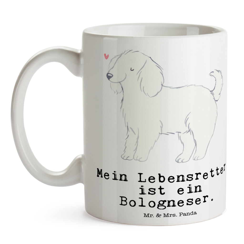 Tasse Bologneser Lebensretter Bologneser Becher, Kaffeetasse, Kaffeebecher, Tee, Frühstück, Büro  Hund, Hunderasse, Rassehund, Hundebesitzer, Geschenk, Tierfreund, Schenken, Welpe