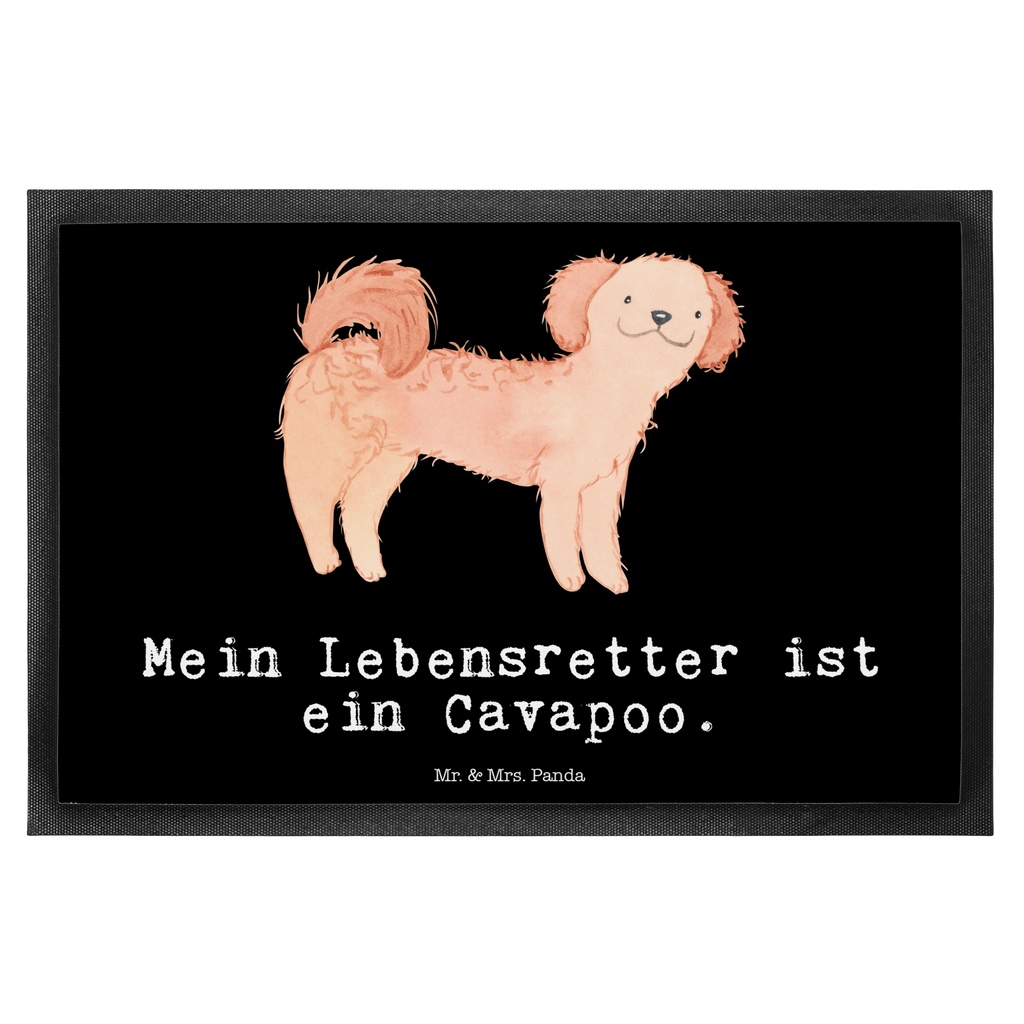 Fußmatte Cavapoo Lebensretter Cavapoo, Cavoodle Türvorleger, Schmutzmatte, Fußabtreter, Matte, Schmutzfänger, Fußabstreifer, Schmutzfangmatte, Türmatte, Motivfußmatte,  Haustürmatte, Vorleger  Hund, Hunderasse, Rassehund, Hundebesitzer, Geschenk, Tierfreund, Schenken, Welpe
