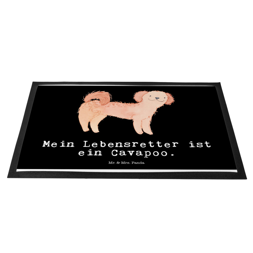 Fußmatte Cavapoo Lebensretter Cavapoo, Cavoodle Türvorleger, Schmutzmatte, Fußabtreter, Matte, Schmutzfänger, Fußabstreifer, Schmutzfangmatte, Türmatte, Motivfußmatte,  Haustürmatte, Vorleger  Hund, Hunderasse, Rassehund, Hundebesitzer, Geschenk, Tierfreund, Schenken, Welpe