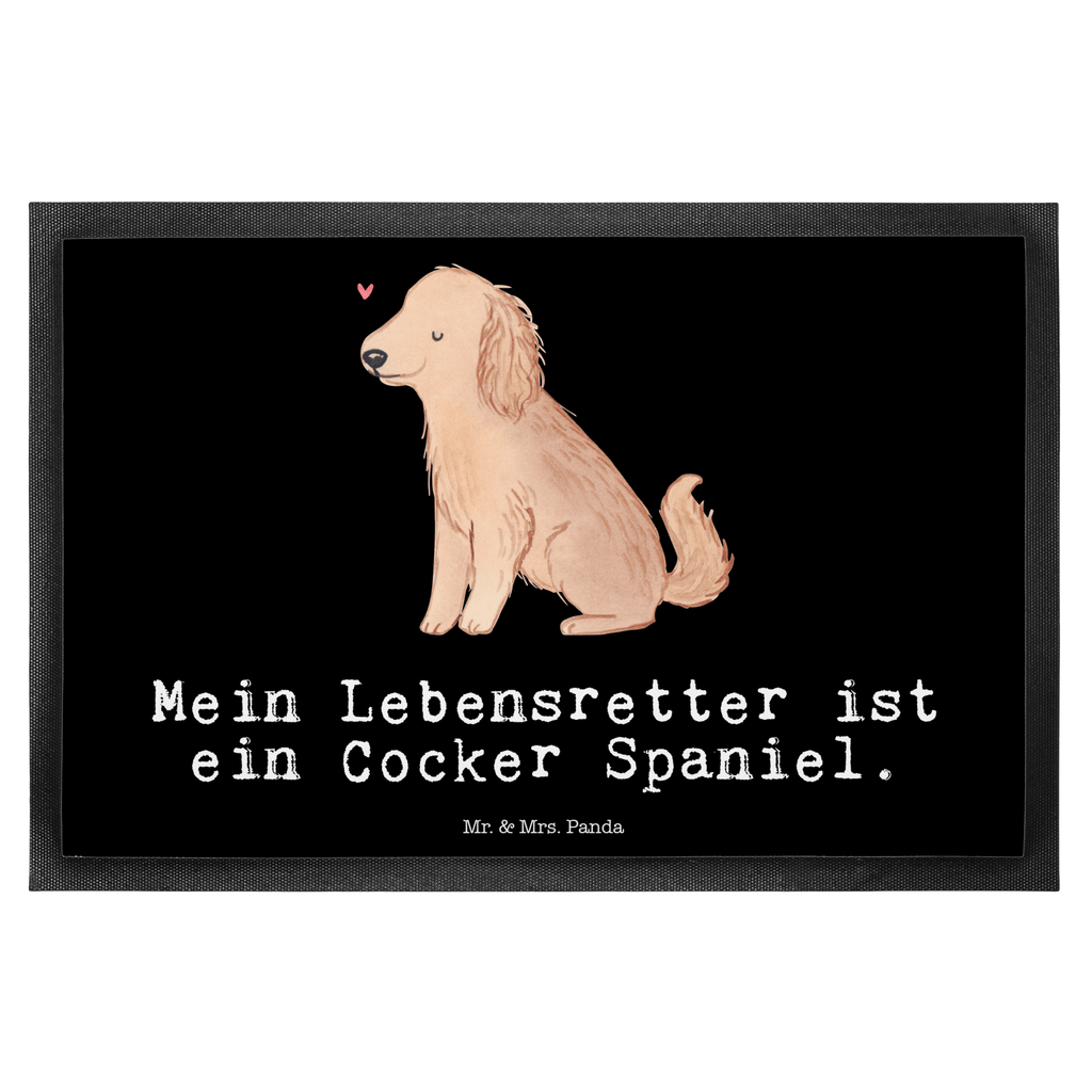 Fußmatte Cocker Spaniel Lebensretter Englische Cockerspaniel, Cocker Spaniel Türvorleger, Schmutzmatte, Fußabtreter, Matte, Schmutzfänger, Fußabstreifer, Schmutzfangmatte, Türmatte, Motivfußmatte,  Haustürmatte, Vorleger  Hund, Hunderasse, Rassehund, Hundebesitzer, Geschenk, Tierfreund, Schenken, Welpe