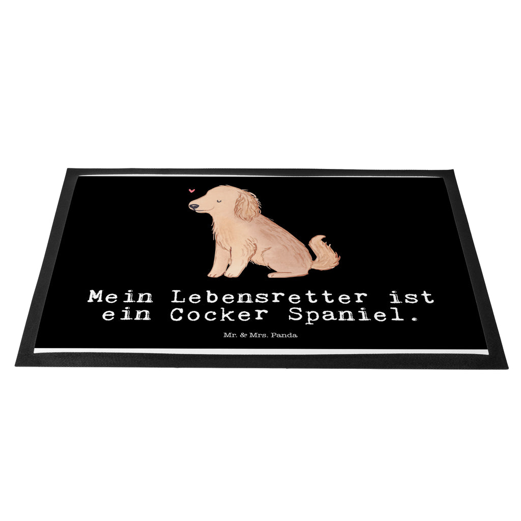 Fußmatte Cocker Spaniel Lebensretter Englische Cockerspaniel, Cocker Spaniel Türvorleger, Schmutzmatte, Fußabtreter, Matte, Schmutzfänger, Fußabstreifer, Schmutzfangmatte, Türmatte, Motivfußmatte,  Haustürmatte, Vorleger  Hund, Hunderasse, Rassehund, Hundebesitzer, Geschenk, Tierfreund, Schenken, Welpe