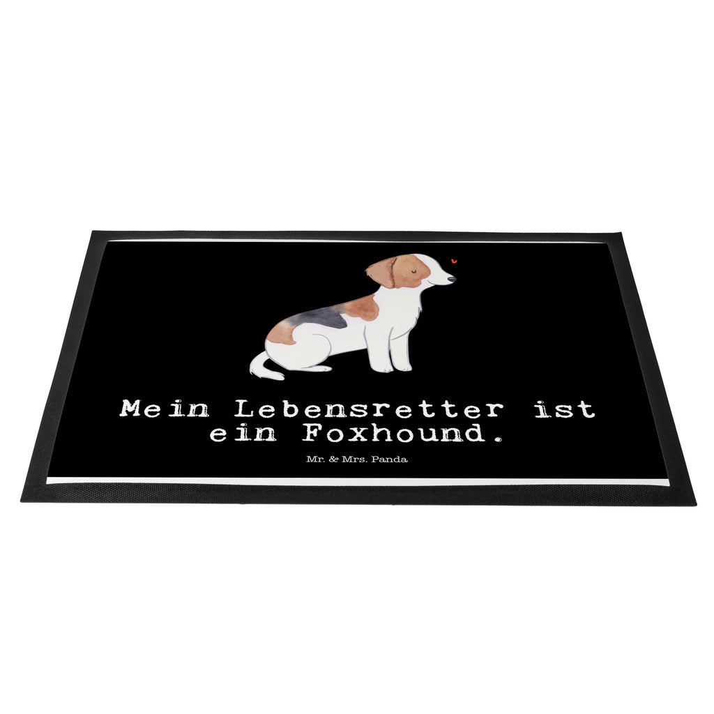 Fußmatte Foxhound Lebensretter Foxhound, Jagdhund, Laufhund Türvorleger, Schmutzmatte, Fußabtreter, Matte, Schmutzfänger, Fußabstreifer, Schmutzfangmatte, Türmatte, Motivfußmatte,  Haustürmatte, Vorleger  Hund, Hunderasse, Rassehund, Hundebesitzer, Geschenk, Tierfreund, Schenken, Welpe