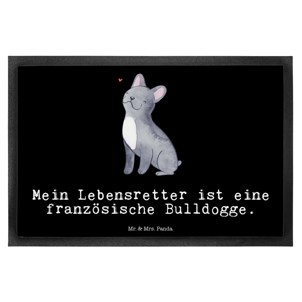 Fußmatte Französische Bulldogge Lebensretter Französische Bulldogge Türvorleger, Schmutzmatte, Fußabtreter, Matte, Schmutzfänger, Fußabstreifer, Schmutzfangmatte, Türmatte, Motivfußmatte,  Haustürmatte, Vorleger  Hund, Hunderasse, Rassehund, Hundebesitzer, Geschenk, Tierfreund, Schenken, Welpe