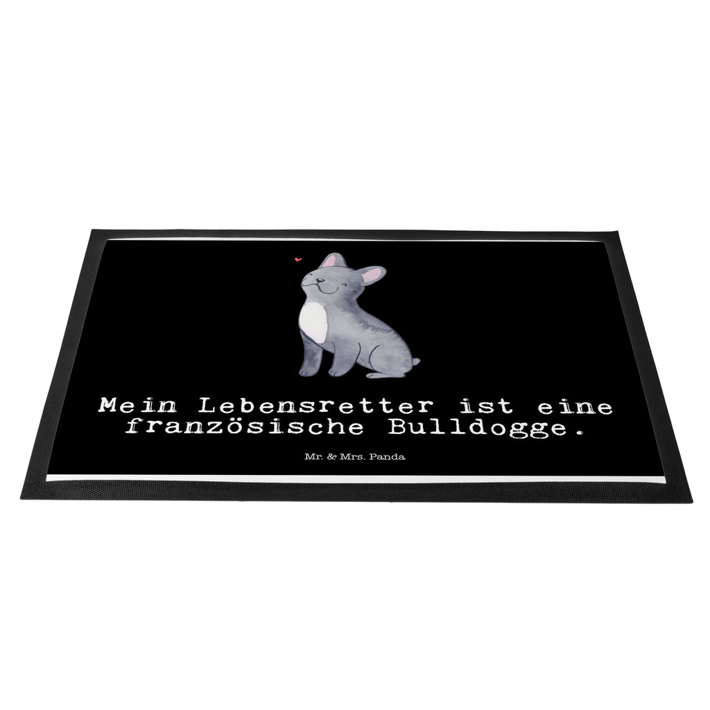 Fußmatte Französische Bulldogge Lebensretter Französische Bulldogge Türvorleger, Schmutzmatte, Fußabtreter, Matte, Schmutzfänger, Fußabstreifer, Schmutzfangmatte, Türmatte, Motivfußmatte,  Haustürmatte, Vorleger  Hund, Hunderasse, Rassehund, Hundebesitzer, Geschenk, Tierfreund, Schenken, Welpe