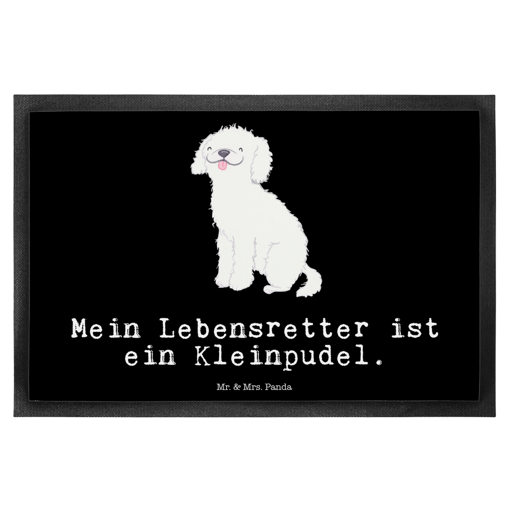Fußmatte Kleinpudel Lebensretter Pudel, Kleinpudel Türvorleger, Schmutzmatte, Fußabtreter, Matte, Schmutzfänger, Fußabstreifer, Schmutzfangmatte, Türmatte, Motivfußmatte,  Haustürmatte, Vorleger  Hund, Hunderasse, Rassehund, Hundebesitzer, Geschenk, Tierfreund, Schenken, Welpe