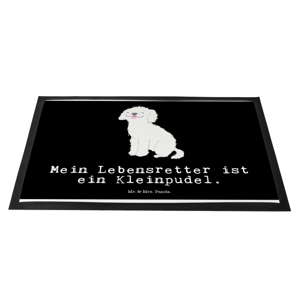 Fußmatte Kleinpudel Lebensretter Pudel, Kleinpudel Türvorleger, Schmutzmatte, Fußabtreter, Matte, Schmutzfänger, Fußabstreifer, Schmutzfangmatte, Türmatte, Motivfußmatte,  Haustürmatte, Vorleger  Hund, Hunderasse, Rassehund, Hundebesitzer, Geschenk, Tierfreund, Schenken, Welpe