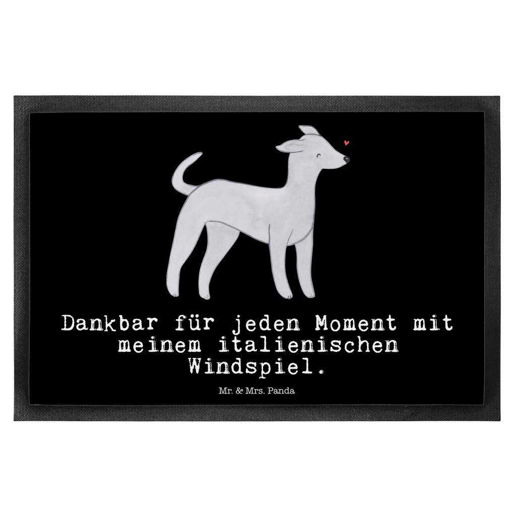 Fußmatte Italienisches Windspiel Moment Türvorleger, Schmutzmatte, Fußabtreter, Matte, Schmutzfänger, Fußabstreifer, Schmutzfangmatte, Türmatte, Motivfußmatte, Haustürmatte, Vorleger, Hund, Hunderasse, Rassehund, Hundebesitzer, Geschenk, Tierfreund, Schenken, Welpe, Italienisches Windspiel, Windhund, Italian Greyhound