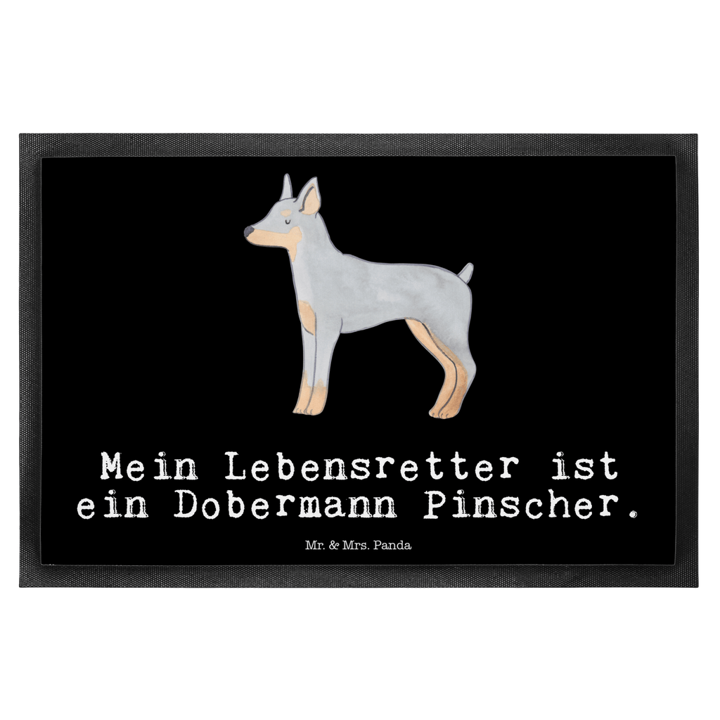 Fußmatte Dobermann Pinscher Lebensretter Dobermann Pinscher Türvorleger, Schmutzmatte, Fußabtreter, Matte, Schmutzfänger, Fußabstreifer, Schmutzfangmatte, Türmatte, Motivfußmatte,  Haustürmatte, Vorleger  Hund, Hunderasse, Rassehund, Hundebesitzer, Geschenk, Tierfreund, Schenken, Welpe
