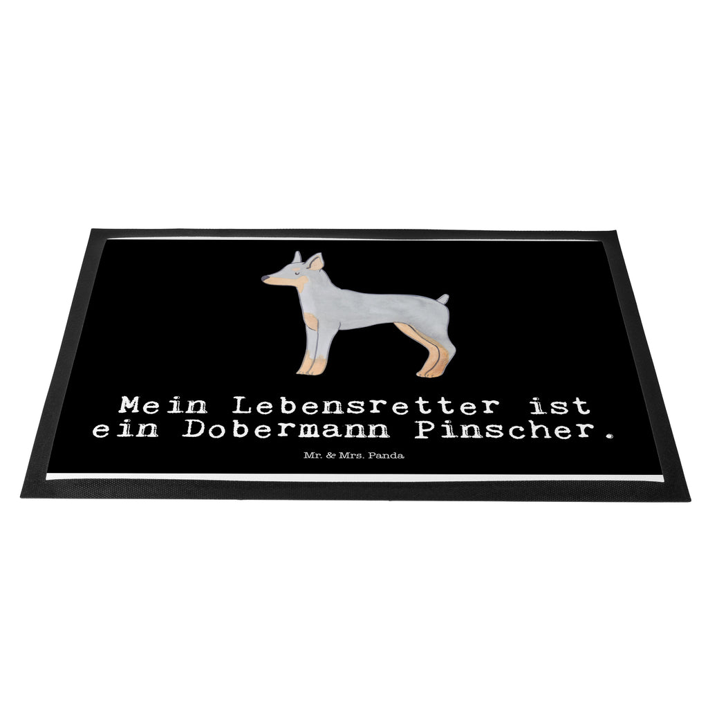 Fußmatte Dobermann Pinscher Lebensretter Dobermann Pinscher Türvorleger, Schmutzmatte, Fußabtreter, Matte, Schmutzfänger, Fußabstreifer, Schmutzfangmatte, Türmatte, Motivfußmatte,  Haustürmatte, Vorleger  Hund, Hunderasse, Rassehund, Hundebesitzer, Geschenk, Tierfreund, Schenken, Welpe