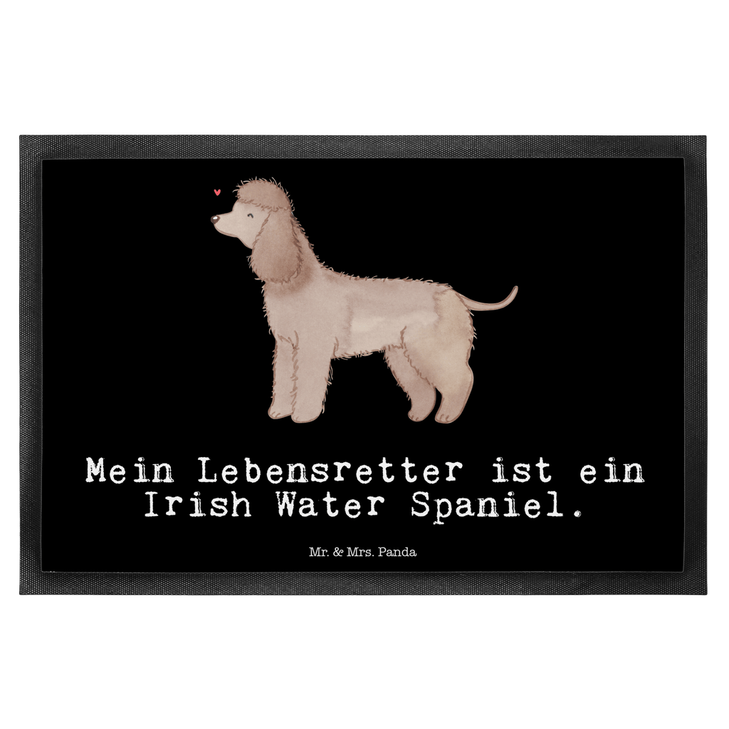 Fußmatte Irish Water Spaniel Lebensretter Irish Water Spaniel, Jagdhund Türvorleger, Schmutzmatte, Fußabtreter, Matte, Schmutzfänger, Fußabstreifer, Schmutzfangmatte, Türmatte, Motivfußmatte,  Haustürmatte, Vorleger  Hund, Hunderasse, Rassehund, Hundebesitzer, Geschenk, Tierfreund, Schenken, Welpe