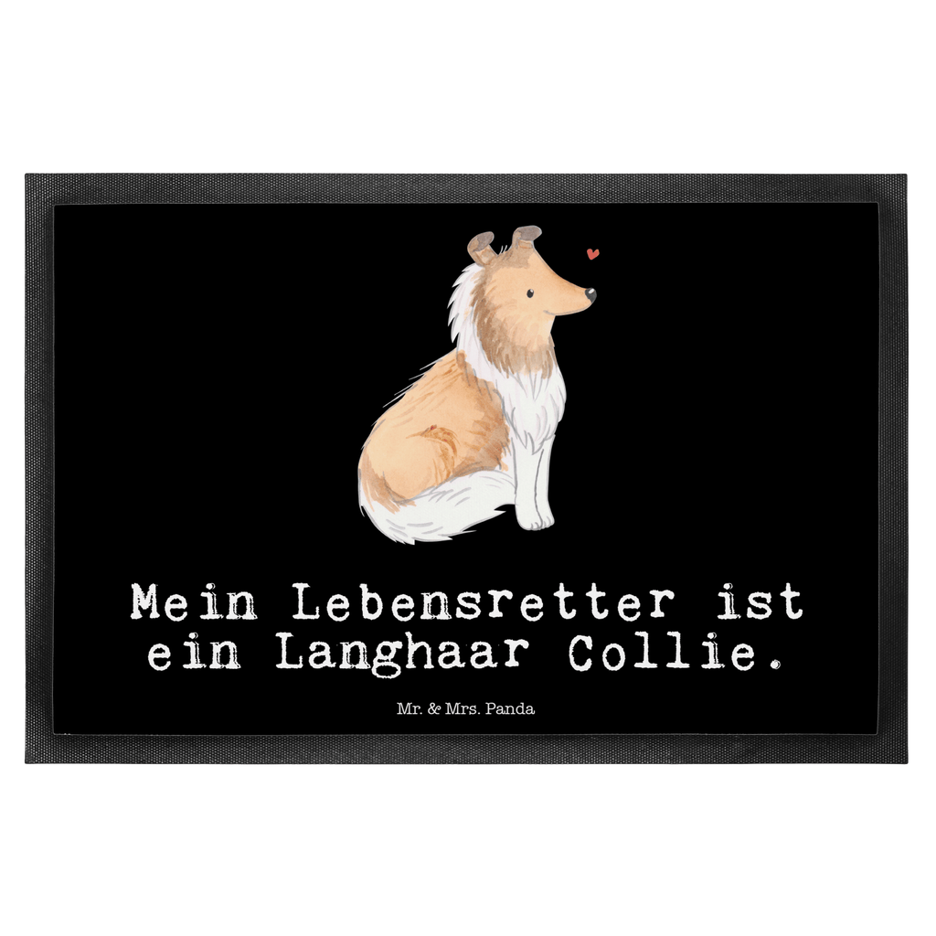 Fußmatte Langhaar Collie Lebensretter Langhaar Collie, britischer Hütehund Türvorleger, Schmutzmatte, Fußabtreter, Matte, Schmutzfänger, Fußabstreifer, Schmutzfangmatte, Türmatte, Motivfußmatte,  Haustürmatte, Vorleger  Hund, Hunderasse, Rassehund, Hundebesitzer, Geschenk, Tierfreund, Schenken, Welpe