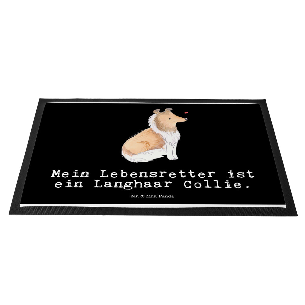 Fußmatte Langhaar Collie Lebensretter Langhaar Collie, britischer Hütehund Türvorleger, Schmutzmatte, Fußabtreter, Matte, Schmutzfänger, Fußabstreifer, Schmutzfangmatte, Türmatte, Motivfußmatte,  Haustürmatte, Vorleger  Hund, Hunderasse, Rassehund, Hundebesitzer, Geschenk, Tierfreund, Schenken, Welpe