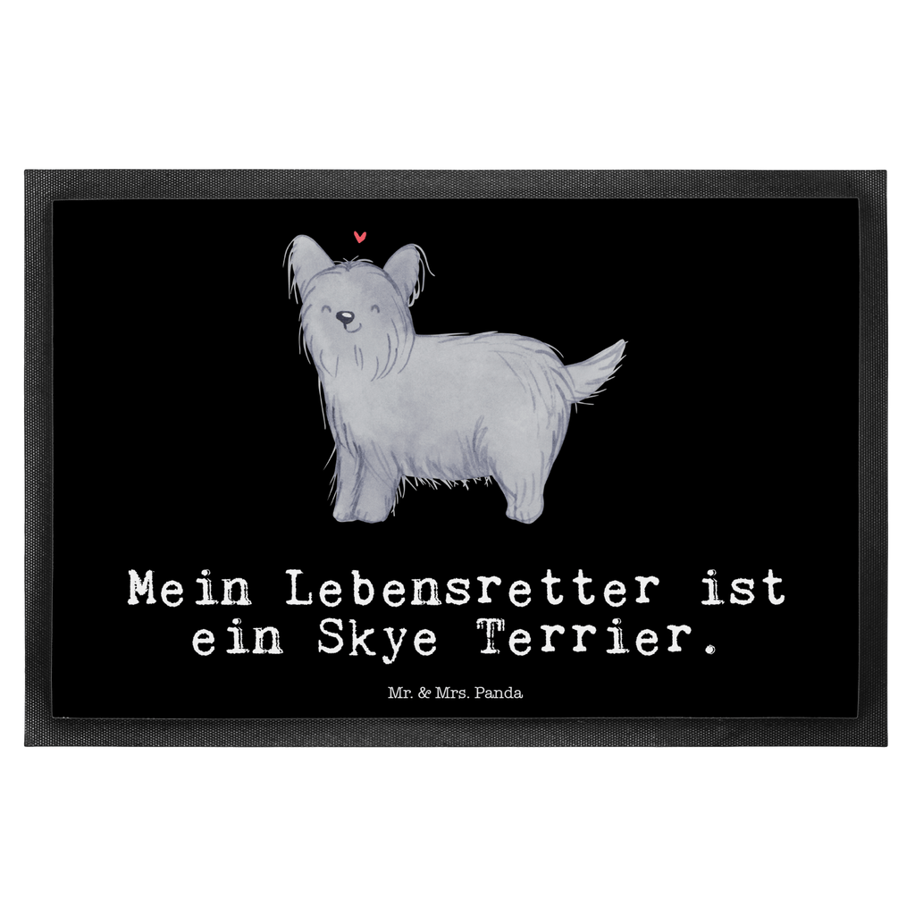Fußmatte Skye Terrier Lebensretter Skye Terrier, Terrier Türvorleger, Schmutzmatte, Fußabtreter, Matte, Schmutzfänger, Fußabstreifer, Schmutzfangmatte, Türmatte, Motivfußmatte,  Haustürmatte, Vorleger  Hund, Hunderasse, Rassehund, Hundebesitzer, Geschenk, Tierfreund, Schenken, Welpe