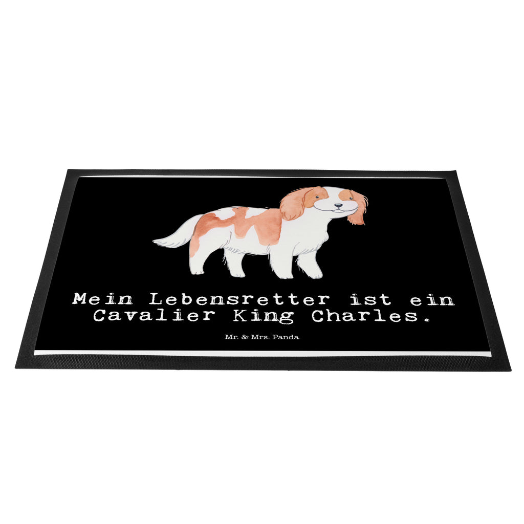 Fußmatte Cavalier King Charles Spaniel Lebensretter Cavalier King Charles Spaniel Türvorleger, Schmutzmatte, Fußabtreter, Matte, Schmutzfänger, Fußabstreifer, Schmutzfangmatte, Türmatte, Motivfußmatte,  Haustürmatte, Vorleger  Hund, Hunderasse, Rassehund, Hundebesitzer, Geschenk, Tierfreund, Schenken, Welpe