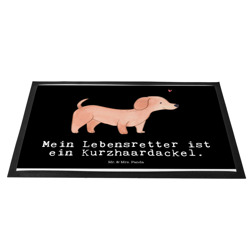 Fußmatte Dackel Kurzhaardackel Lebensretter Teckel, Dachshund, Kurzhaardackel Türvorleger, Schmutzmatte, Fußabtreter, Matte, Schmutzfänger, Fußabstreifer, Schmutzfangmatte, Türmatte, Motivfußmatte,  Haustürmatte, Vorleger  Hund, Hunderasse, Rassehund, Hundebesitzer, Geschenk, Tierfreund, Schenken, Welpe