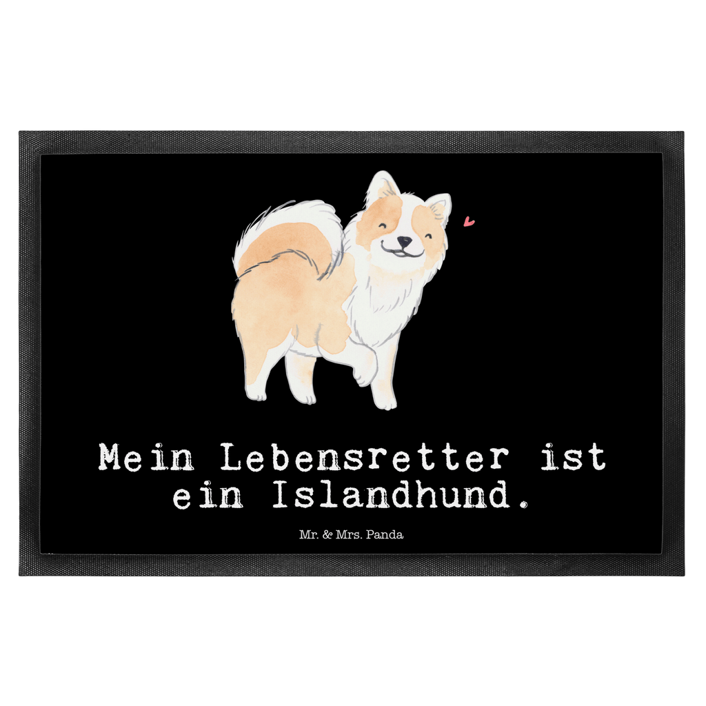 Fußmatte Islandhund Lebensretter Islandhund, isländischer Schäferhund Türvorleger, Schmutzmatte, Fußabtreter, Matte, Schmutzfänger, Fußabstreifer, Schmutzfangmatte, Türmatte, Motivfußmatte,  Haustürmatte, Vorleger  Hund, Hunderasse, Rassehund, Hundebesitzer, Geschenk, Tierfreund, Schenken, Welpe