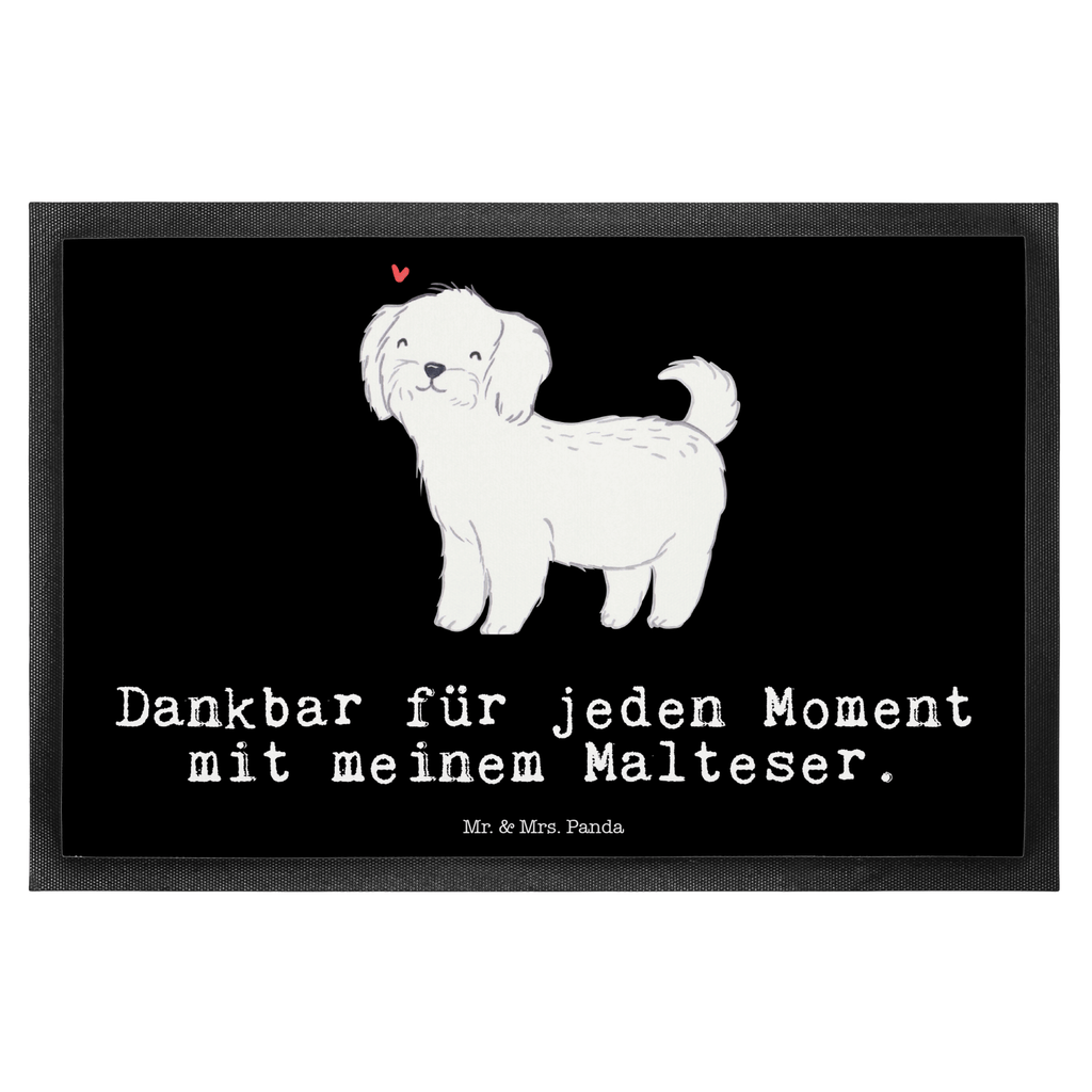 Fußmatte Malteser Moment Malteser Türvorleger, Schmutzmatte, Fußabtreter, Matte, Schmutzfänger, Fußabstreifer, Schmutzfangmatte, Türmatte, Motivfußmatte,  Haustürmatte, Vorleger  Hund, Hunderasse, Rassehund, Hundebesitzer, Geschenk, Tierfreund, Schenken, Welpe