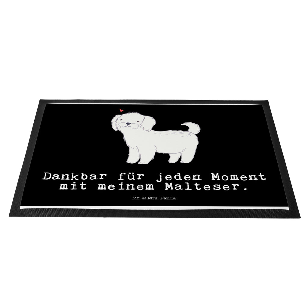 Fußmatte Malteser Moment Malteser Türvorleger, Schmutzmatte, Fußabtreter, Matte, Schmutzfänger, Fußabstreifer, Schmutzfangmatte, Türmatte, Motivfußmatte,  Haustürmatte, Vorleger  Hund, Hunderasse, Rassehund, Hundebesitzer, Geschenk, Tierfreund, Schenken, Welpe