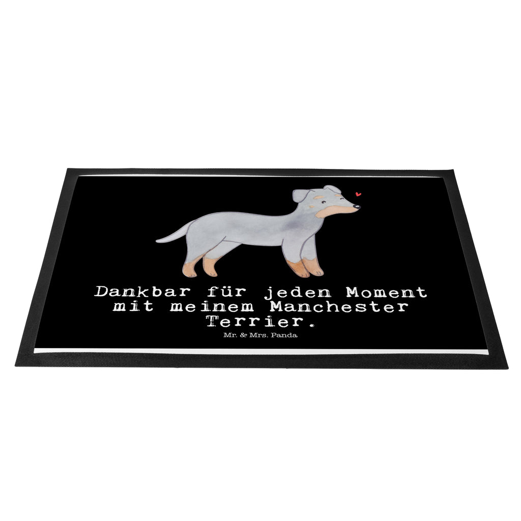 Fußmatte Manchester Terrier Moment Manchester Terrier Türvorleger, Schmutzmatte, Fußabtreter, Matte, Schmutzfänger, Fußabstreifer, Schmutzfangmatte, Türmatte, Motivfußmatte,  Haustürmatte, Vorleger  Hund, Hunderasse, Rassehund, Hundebesitzer, Geschenk, Tierfreund, Schenken, Welpe