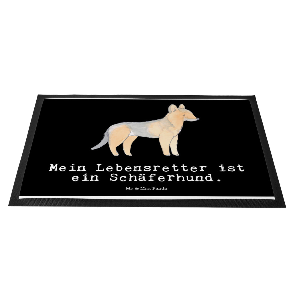 Fußmatte Schäferhund Lebensretter Schäferhund Türvorleger, Schmutzmatte, Fußabtreter, Matte, Schmutzfänger, Fußabstreifer, Schmutzfangmatte, Türmatte, Motivfußmatte,  Haustürmatte, Vorleger  Hund, Hunderasse, Rassehund, Hundebesitzer, Geschenk, Tierfreund, Schenken, Welpe